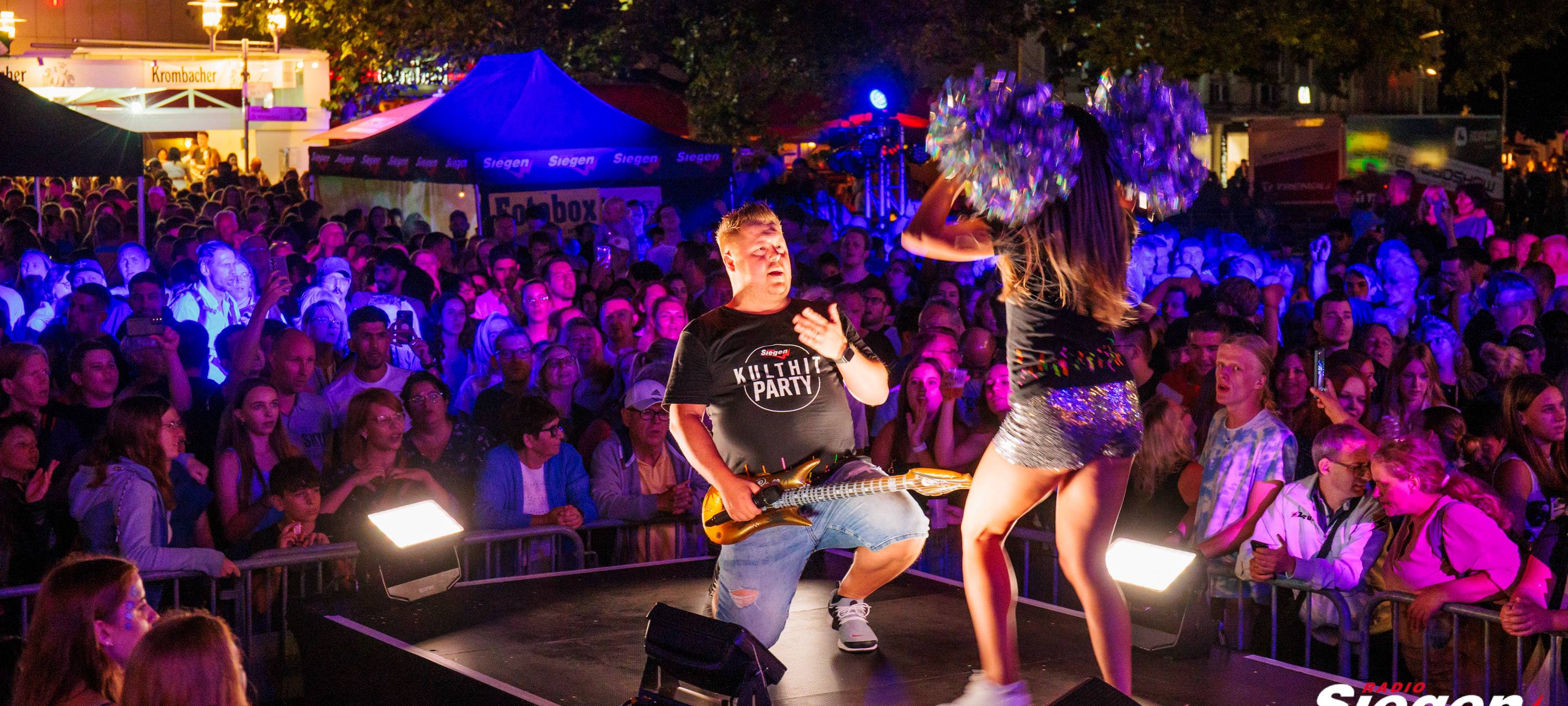 Radio Siegen Kulthitparty beim Stadtfest 2024
