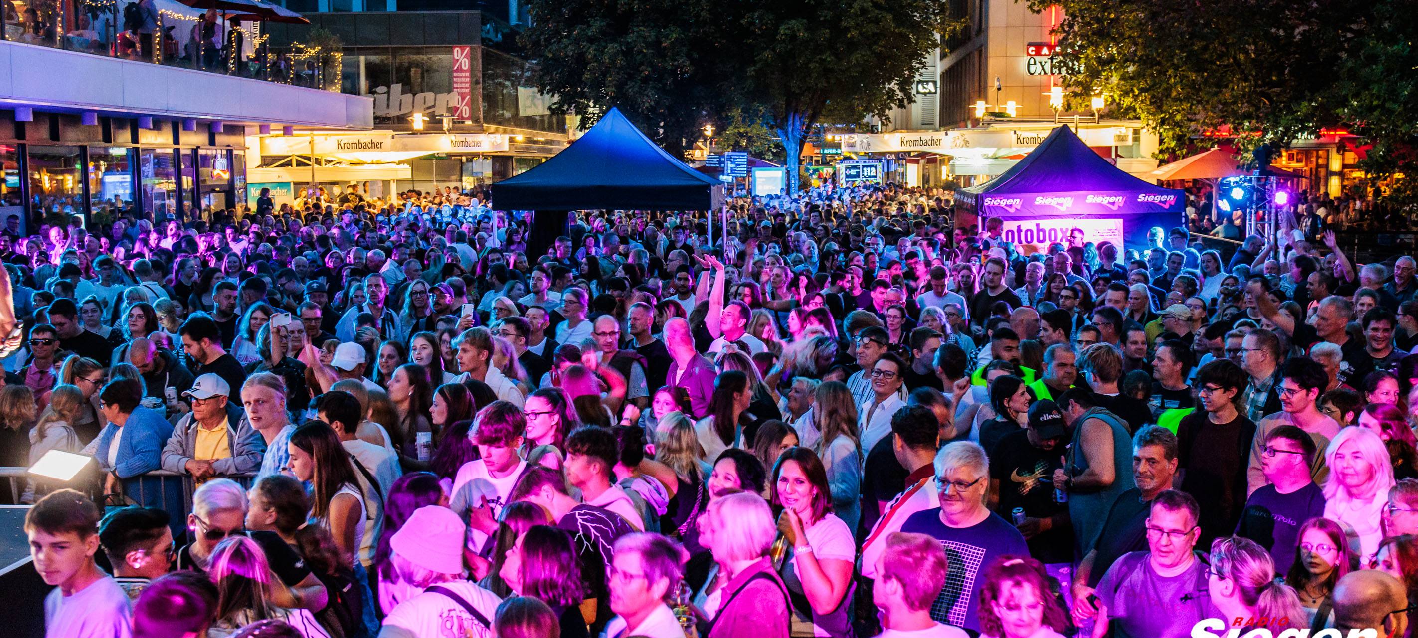 Radio Siegen Kulthitparty beim Stadtfest 2024
