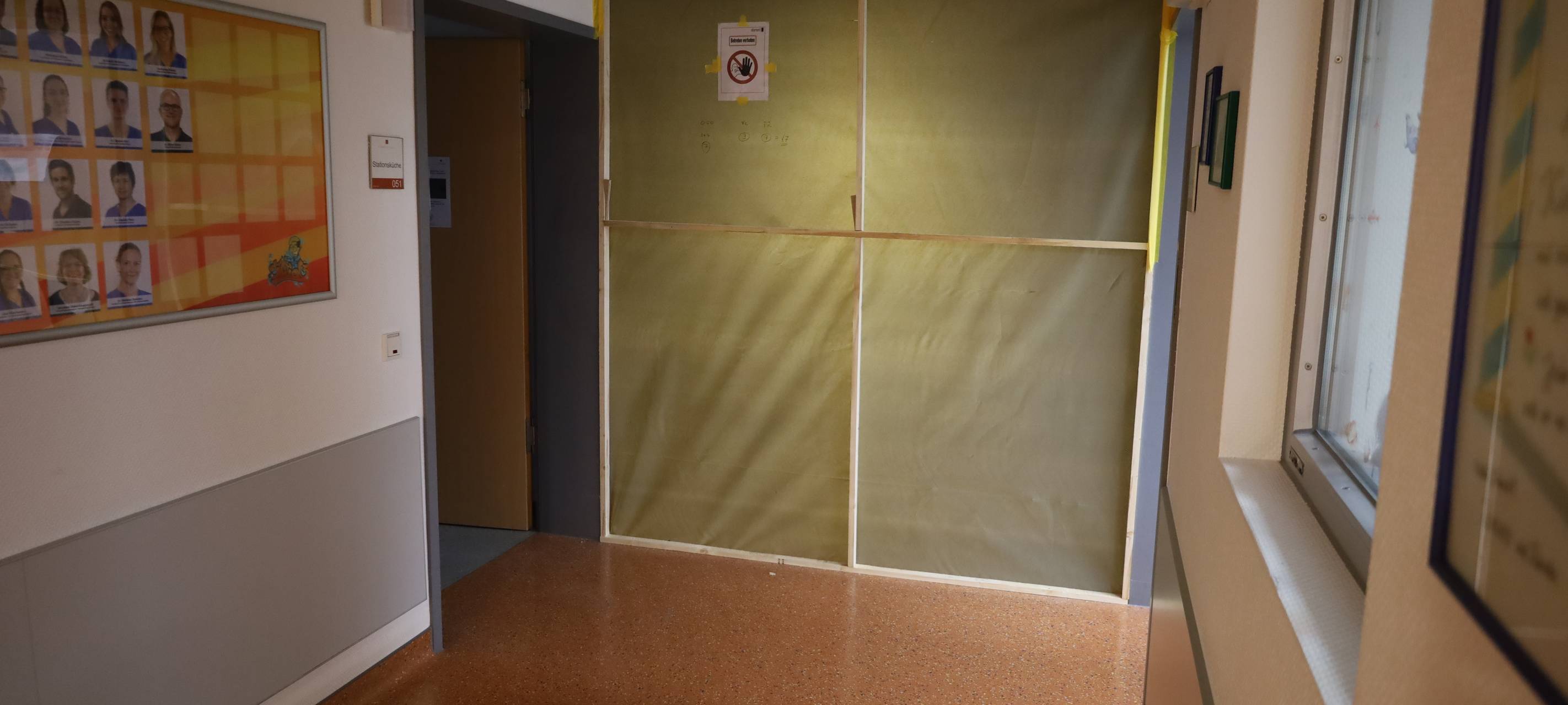 Wasserschaden in Siegener Kinderklinik