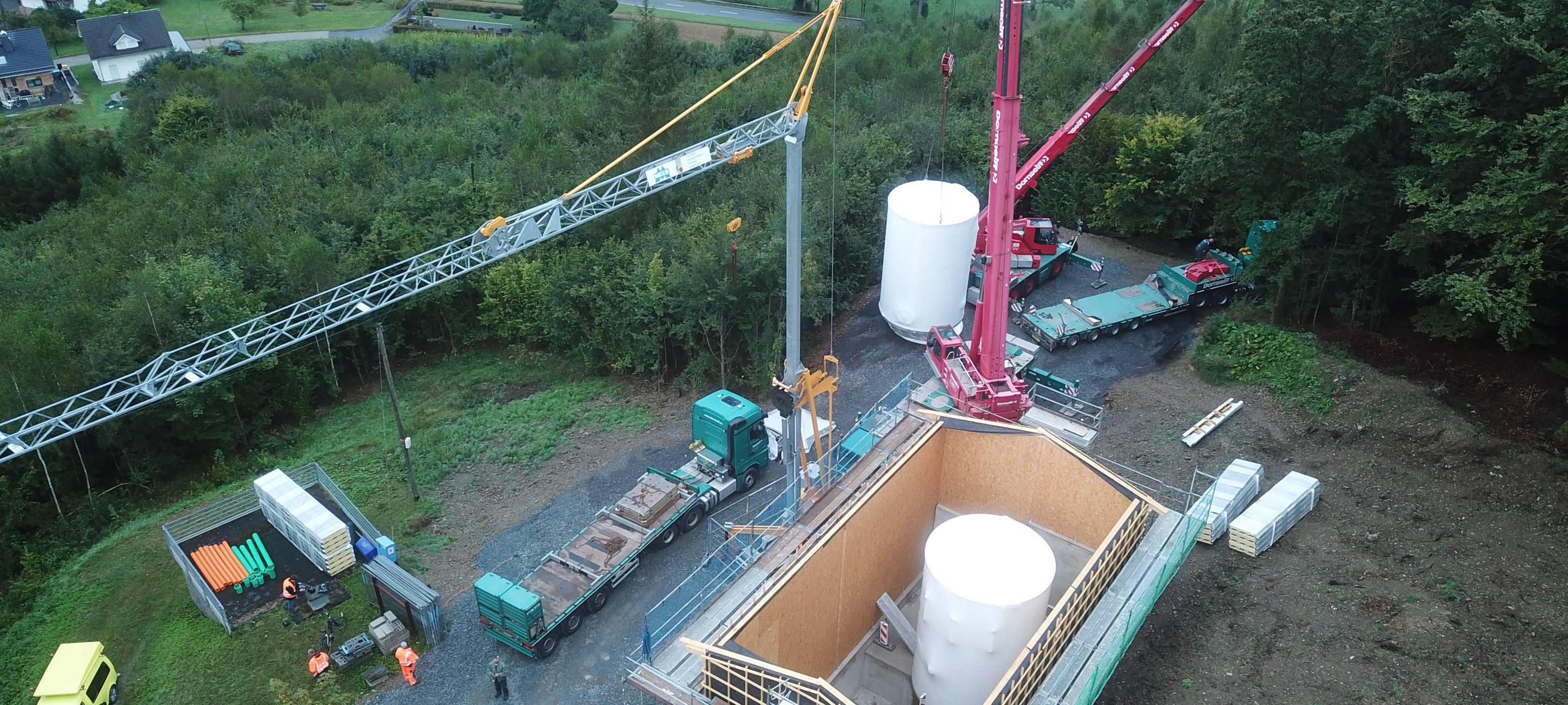Neue Edelstahltanks für die Trinkwasserversorgung in Siegen-Wittgenstein