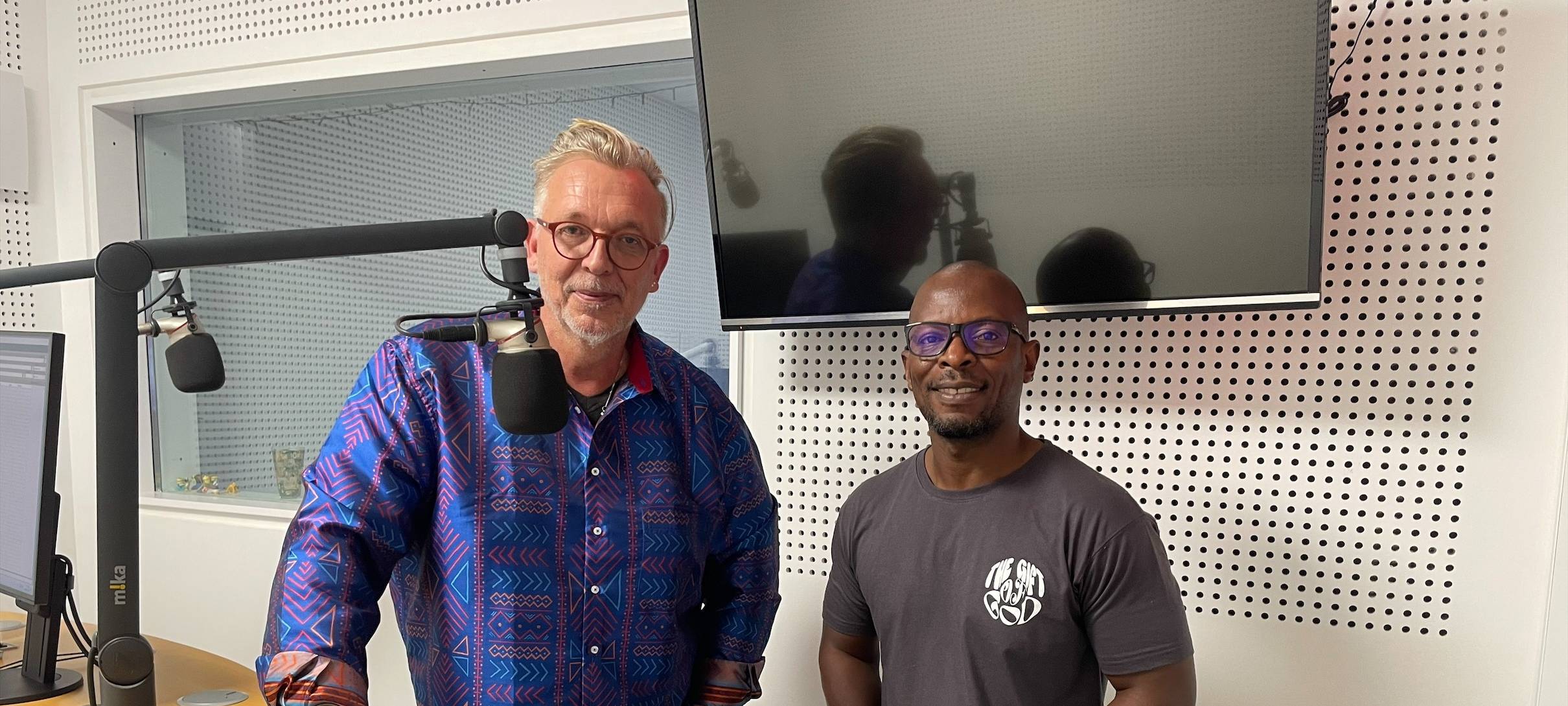 Andreas Wörster und Masauso Phiri von "Utho Ngathi"