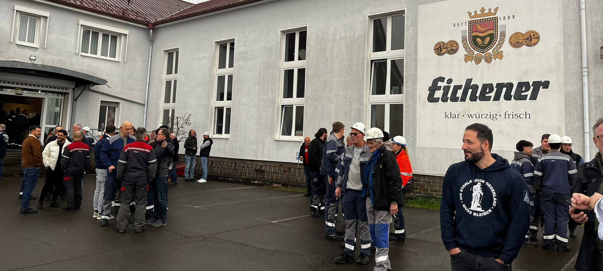 So war es heute bei Thyssen in Eichen: Reporterin berichtet