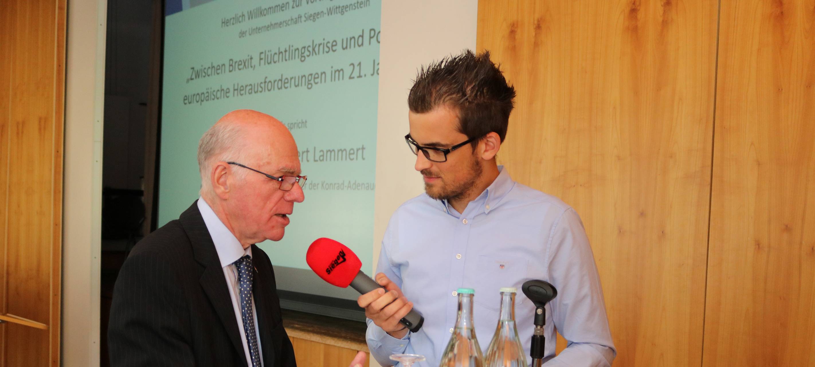 Norbert Lammert in Siegen
