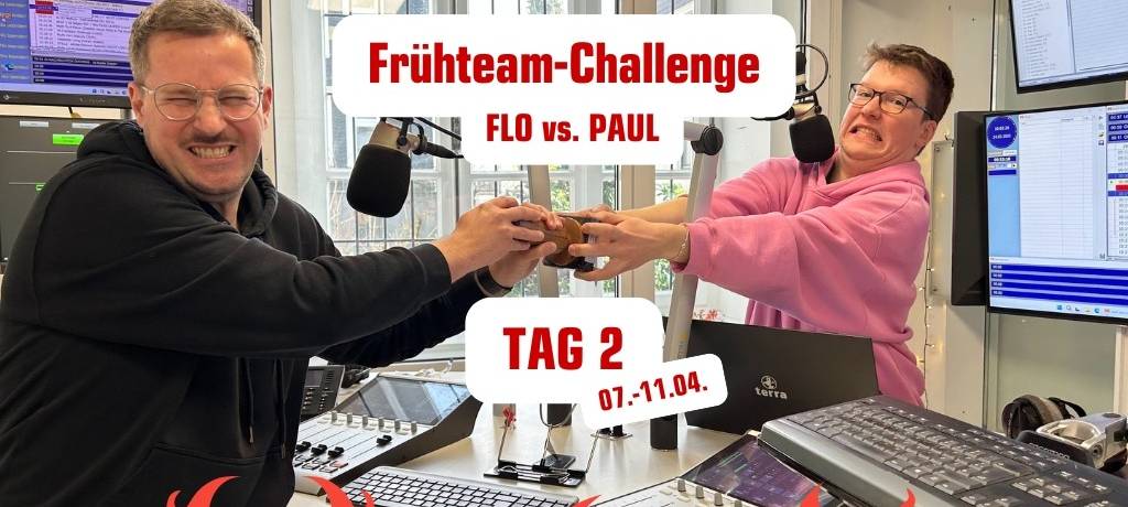 Wer holt den Pokal? Frühteam-Challenge Tag 2: Musikvideos