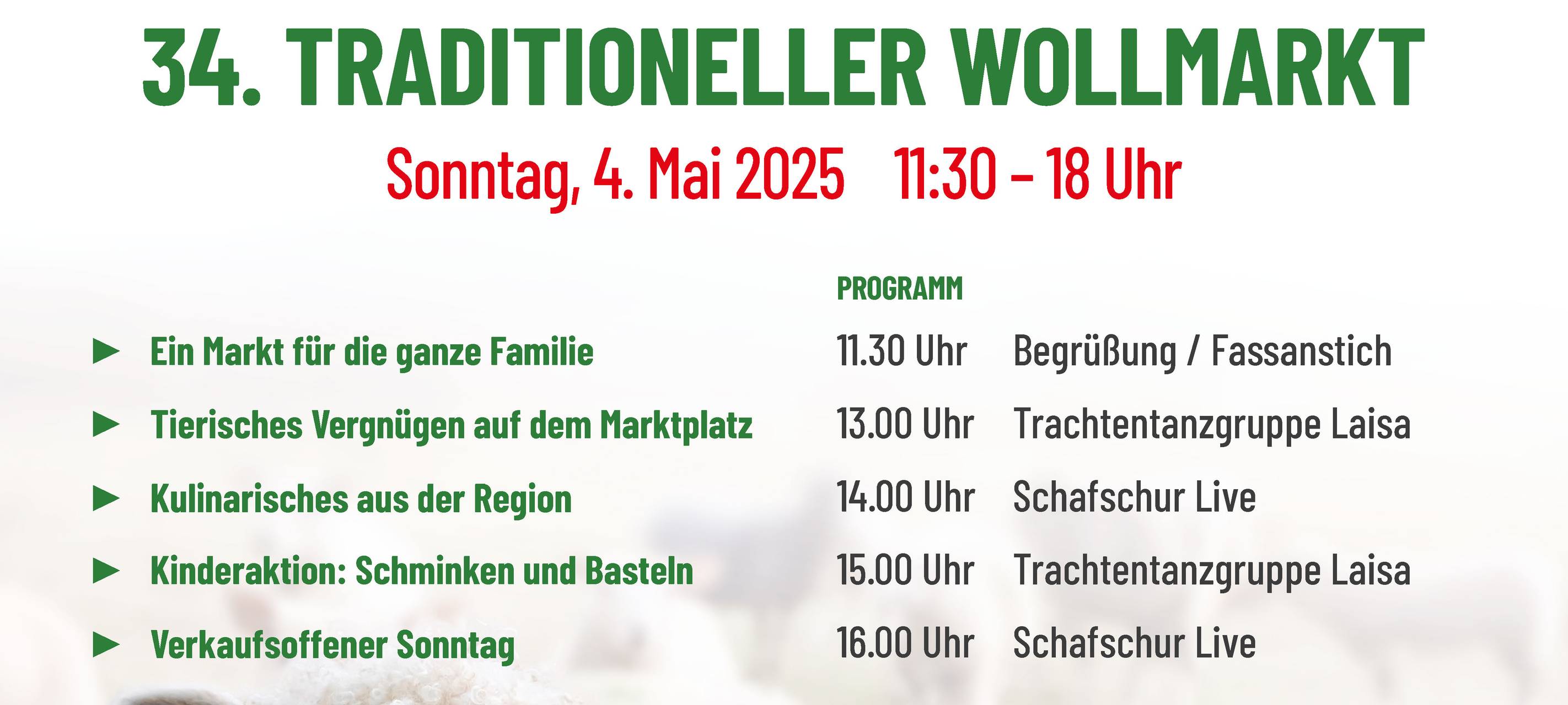 34. Wollmarkt in Bad Berleburg