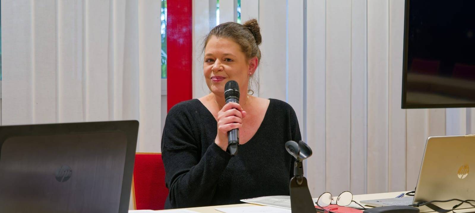 Melanie Becker, Bürgermeisterkandidatin der Linken