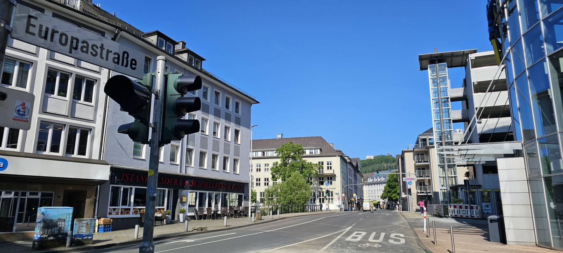 Neue Verkehrsführung