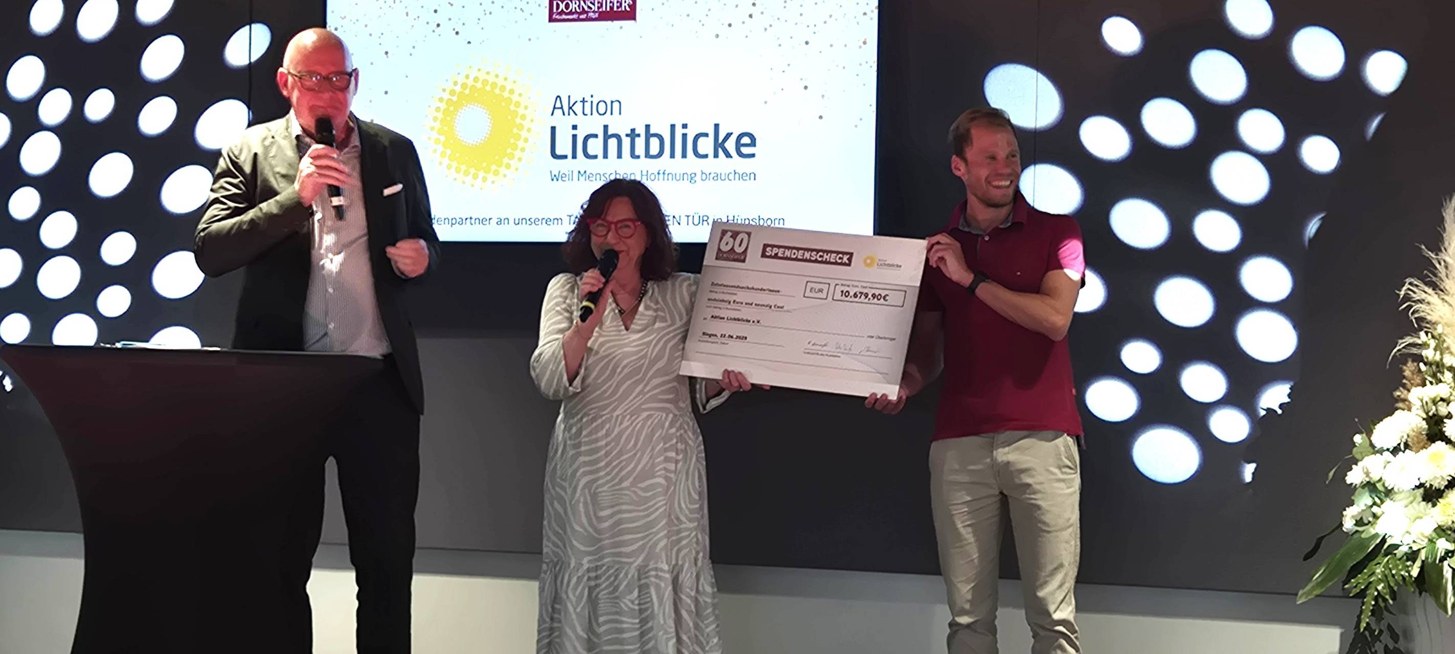 Dornseifer spendet 30.000 Euro für guten Zweck