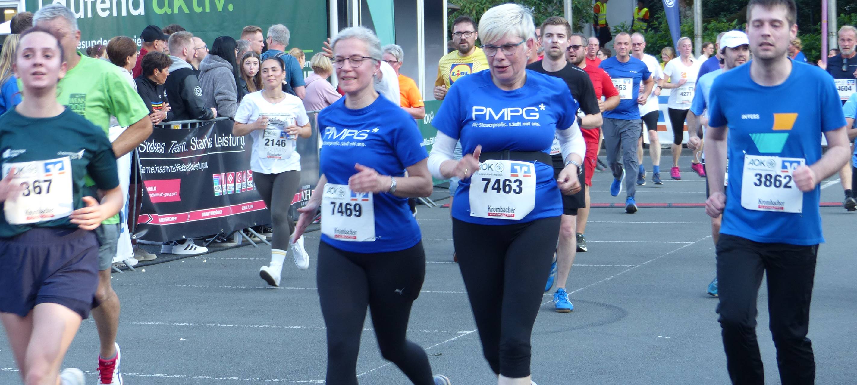 Begeisterte Teilnehmer