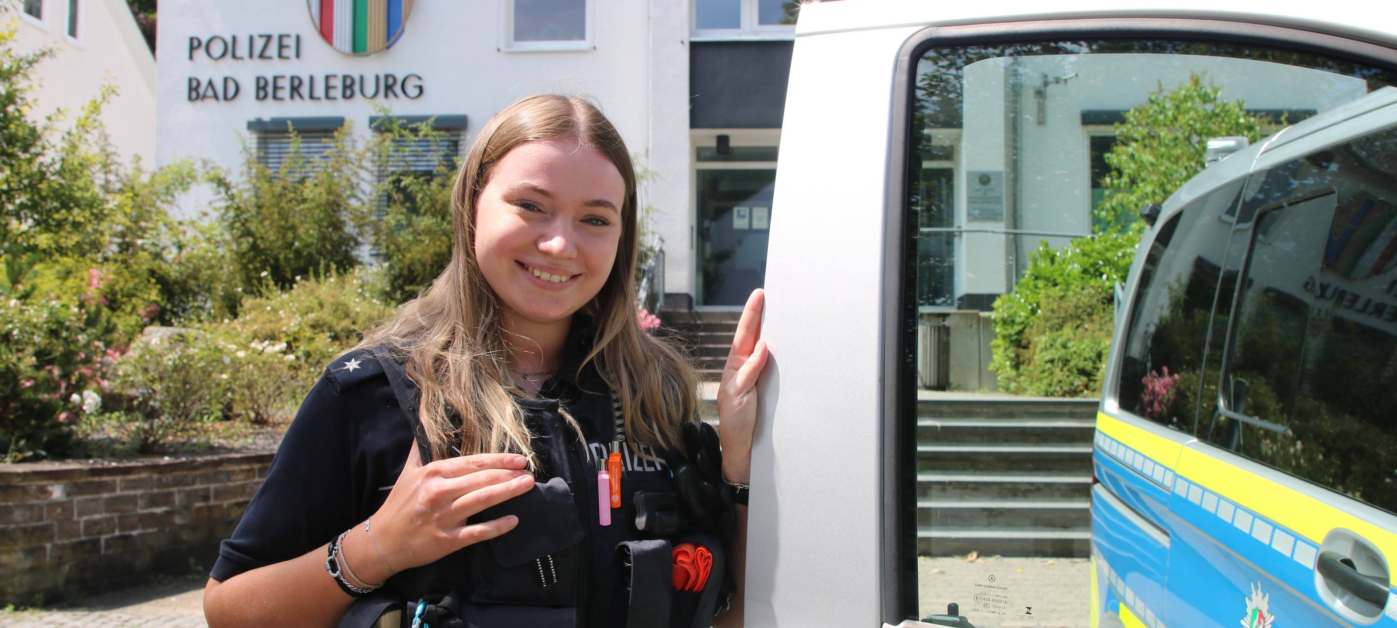 Rike Korte aus Bad Berleburg wird für drei Wochen bei der Polizei in Südfrankreich arbeiten.