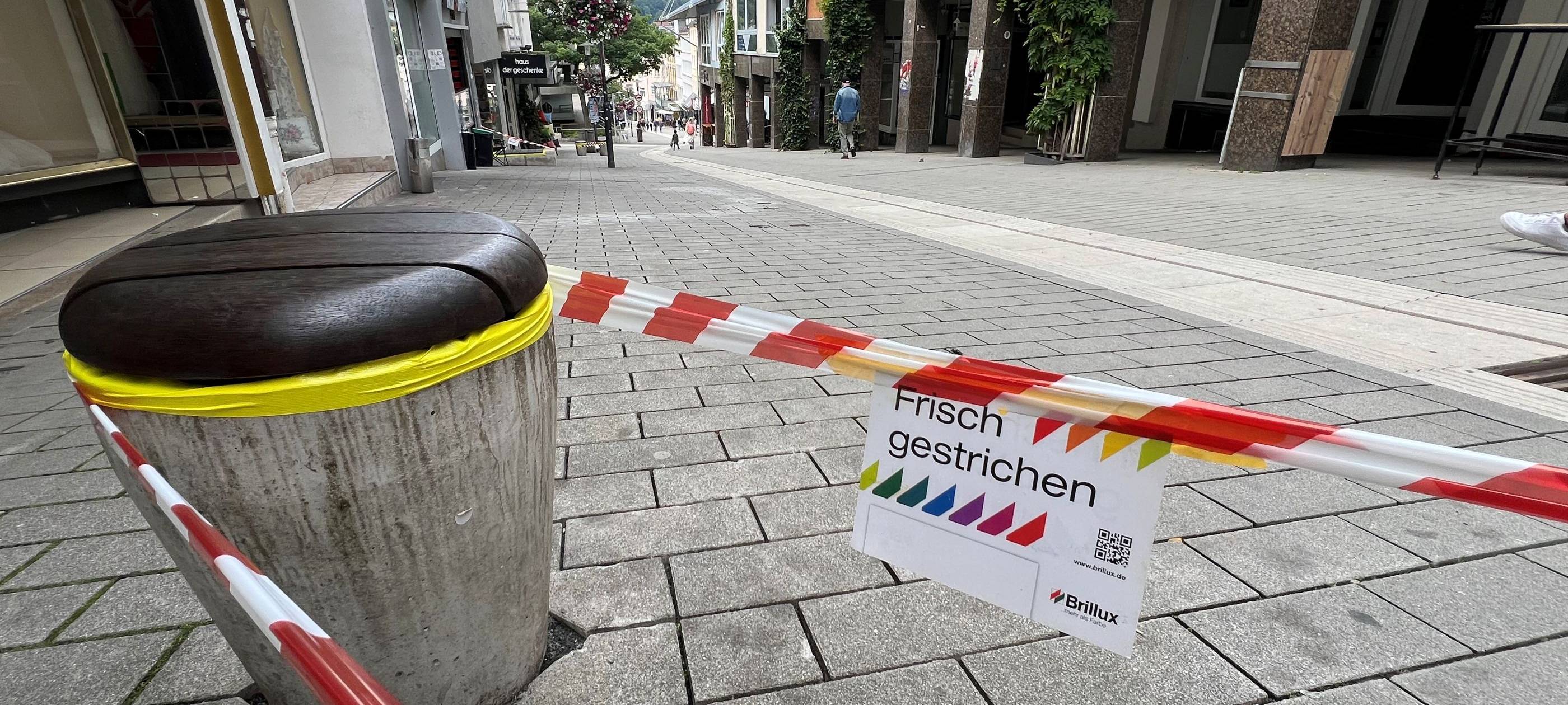 Auffrischung für Holzsitzbänke