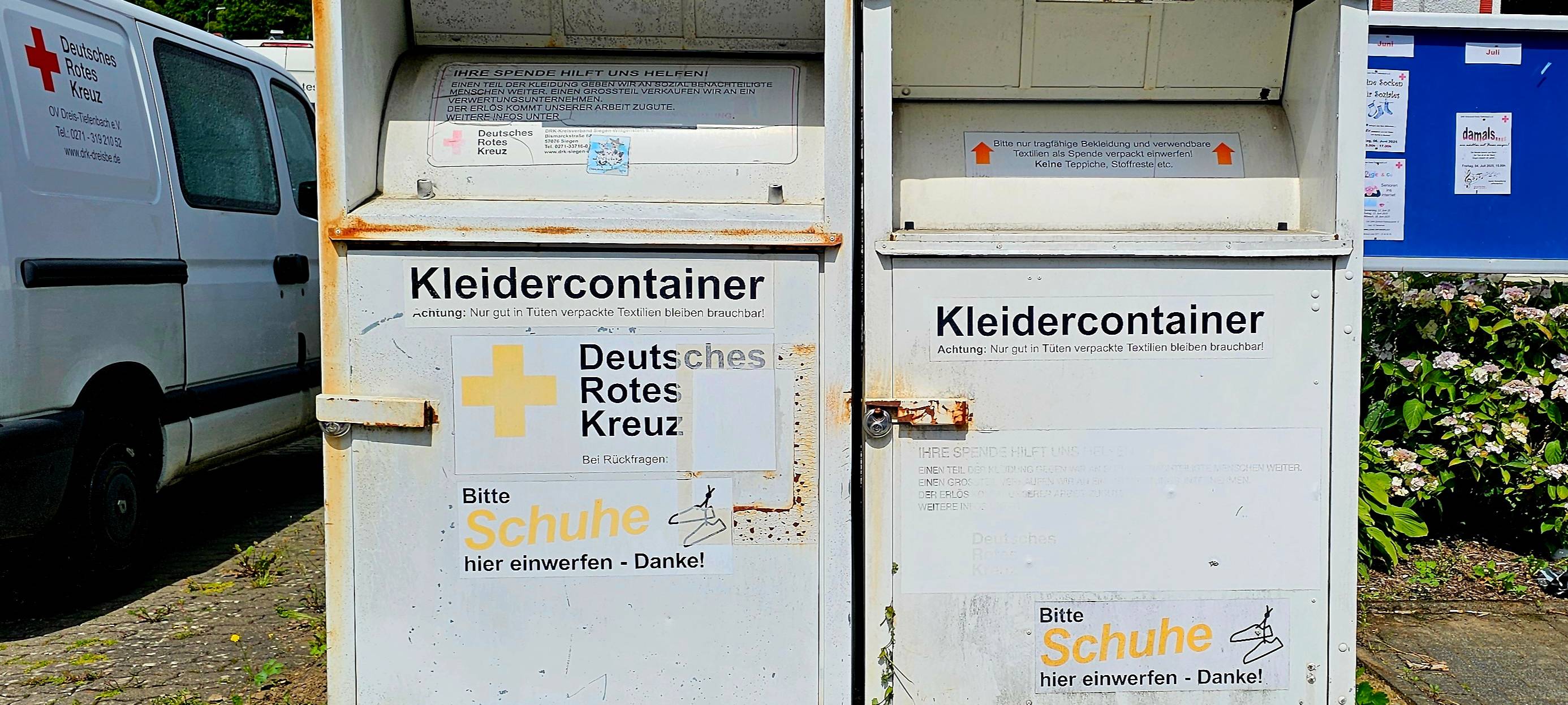 Alte Kleider abgeben