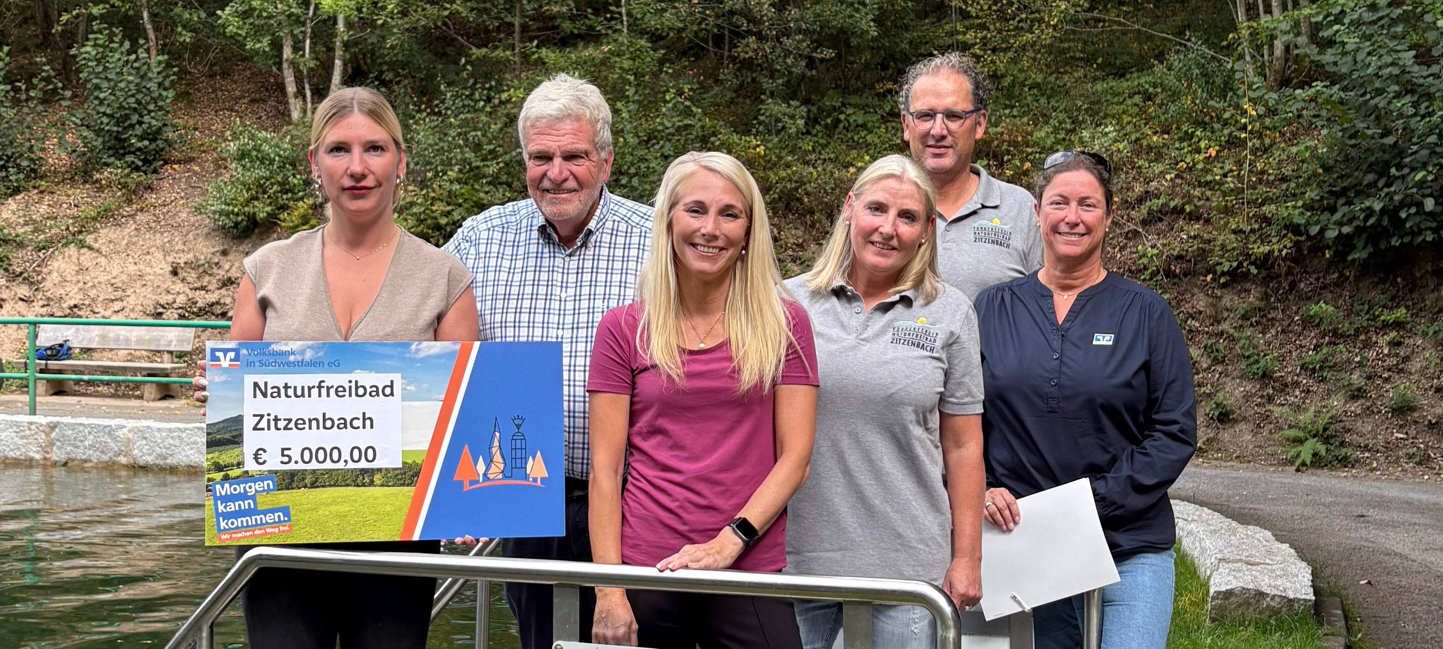 5.000 € für Naturfreibad Zitzenbach
