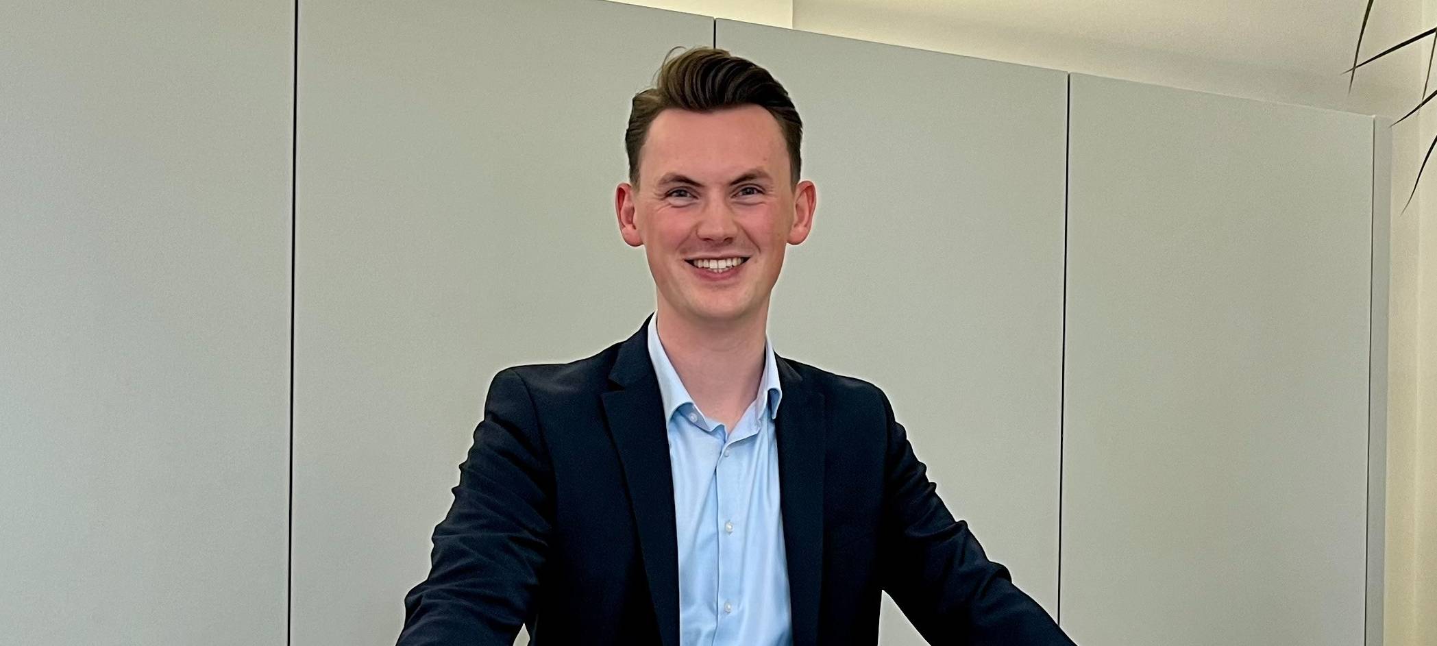 Tristan Vitt (SPD) will Bürgermeister in Siegen werden.