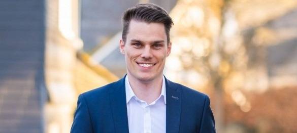 Jonas Becker (CDU) will neuer Bürgermeister in Burbach werden.