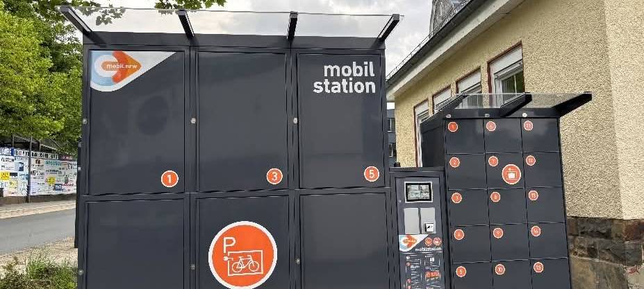 Rad und Gepäck verstauen