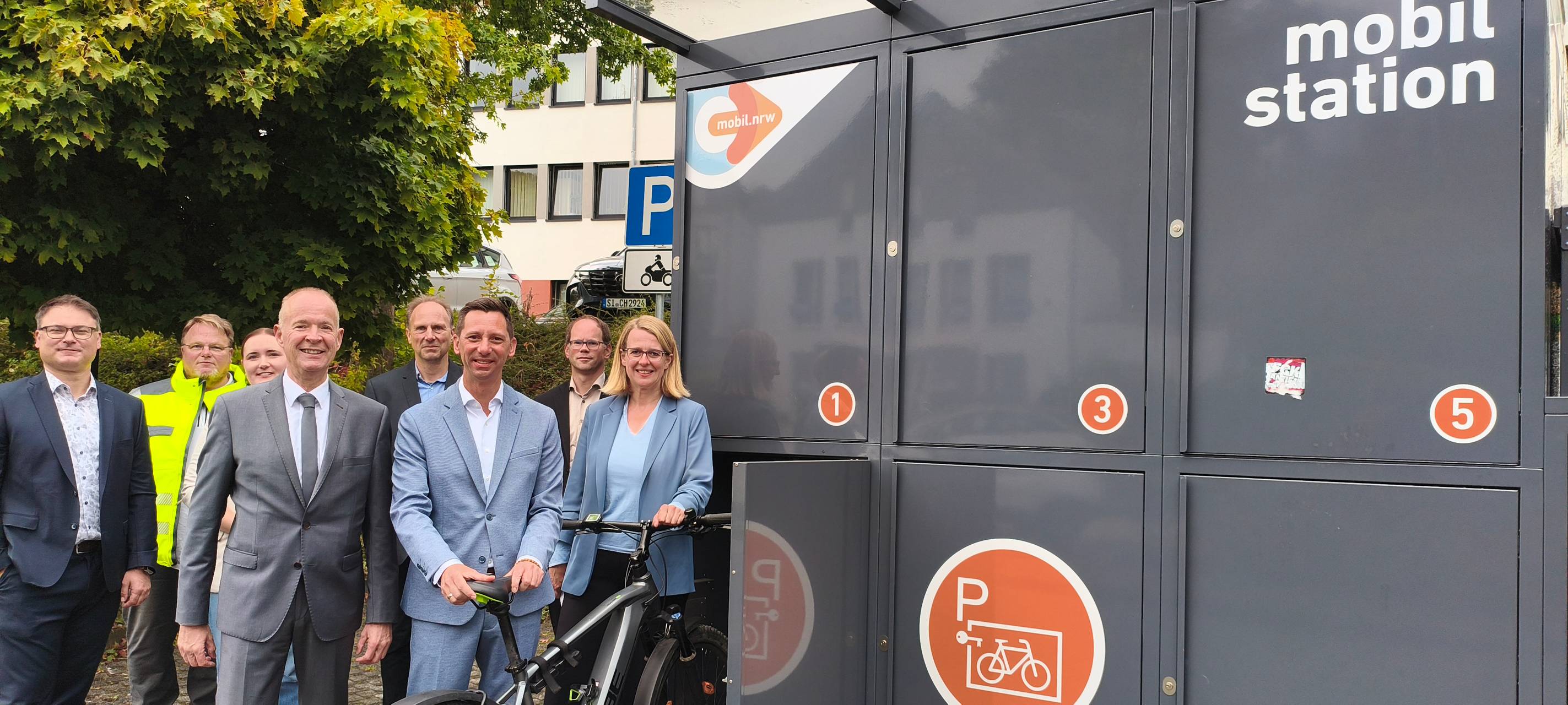 Rad und Gepäck verstauen