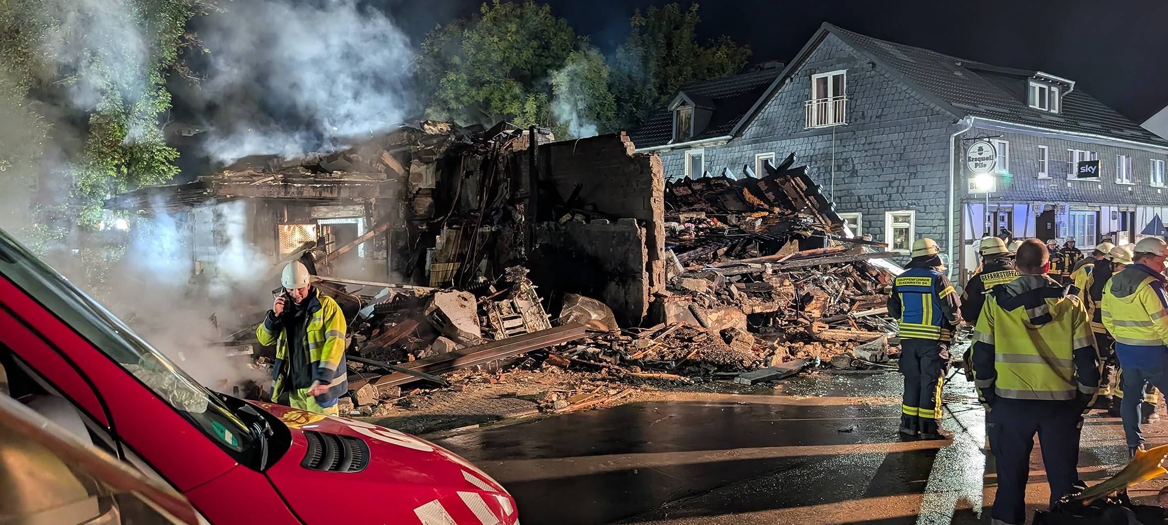Nach Explosion in Daaden: Gasversorgung wiederhergestellt