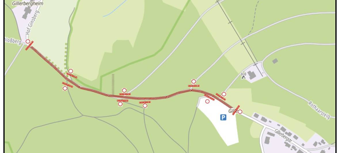 Sperrung in Lützel