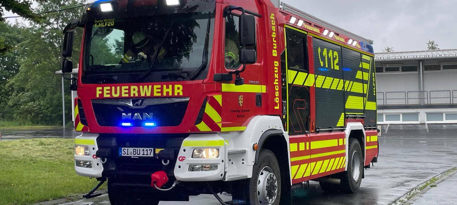 Großeinsatz in Wilnsdorf