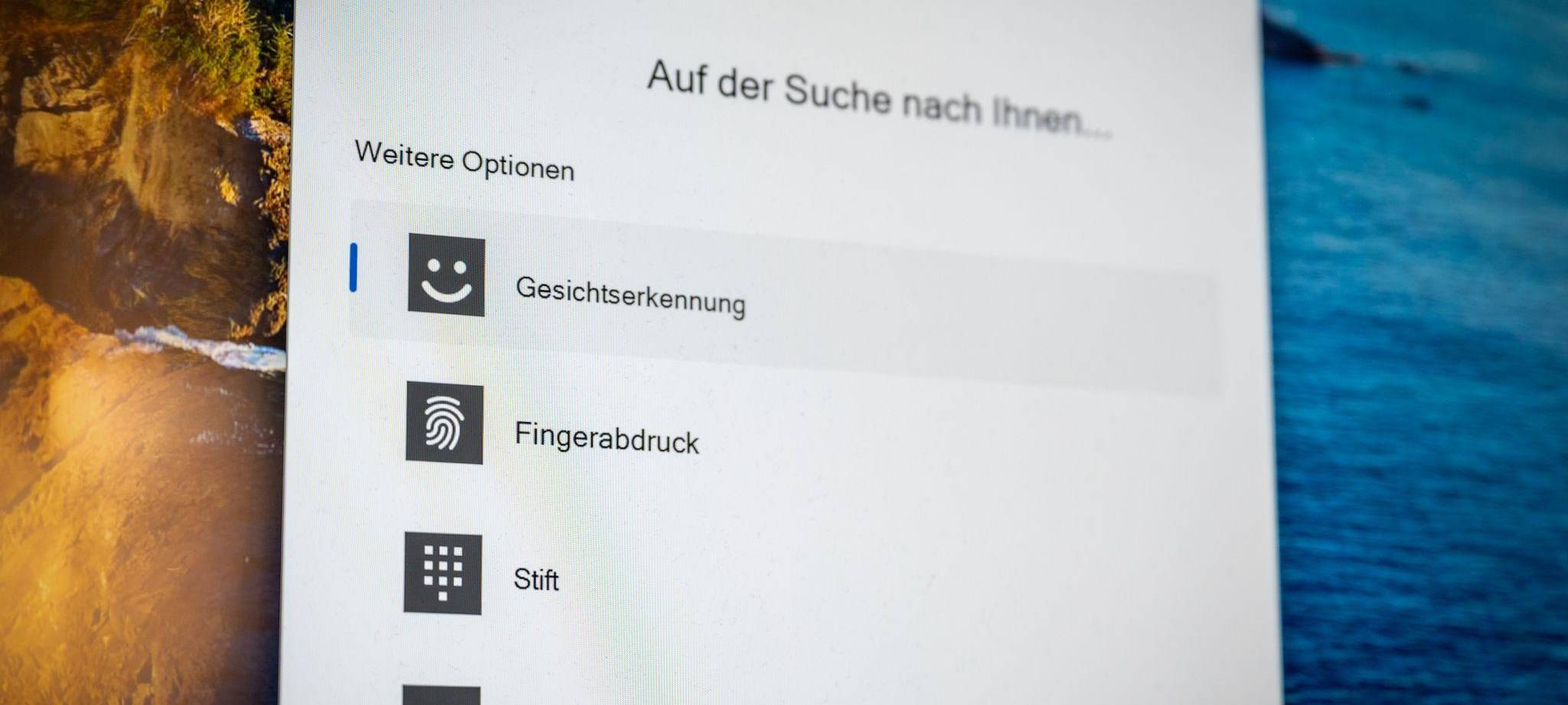 Biometrische Authentifizierung für Passkeys bei Windows