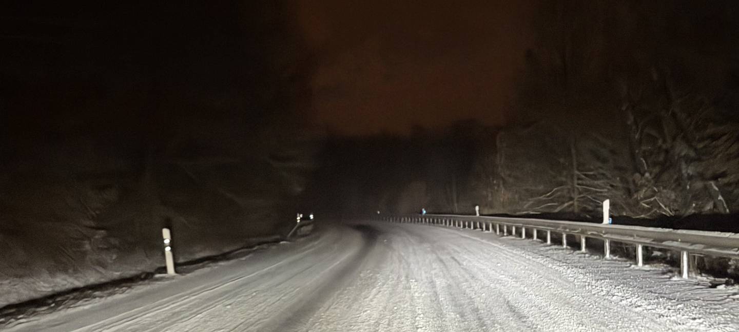 Schneeglätte in Siegen-Wittgenstein