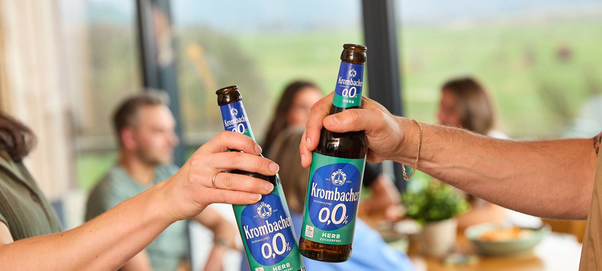 Neues 0,0%-Bier von Krombacher