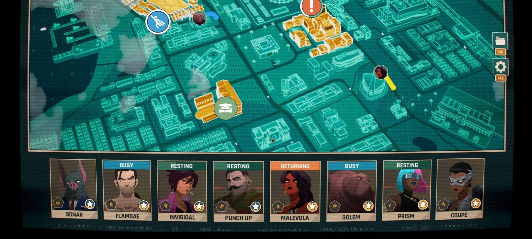 Screenshot vom Spiel «Dispatch»