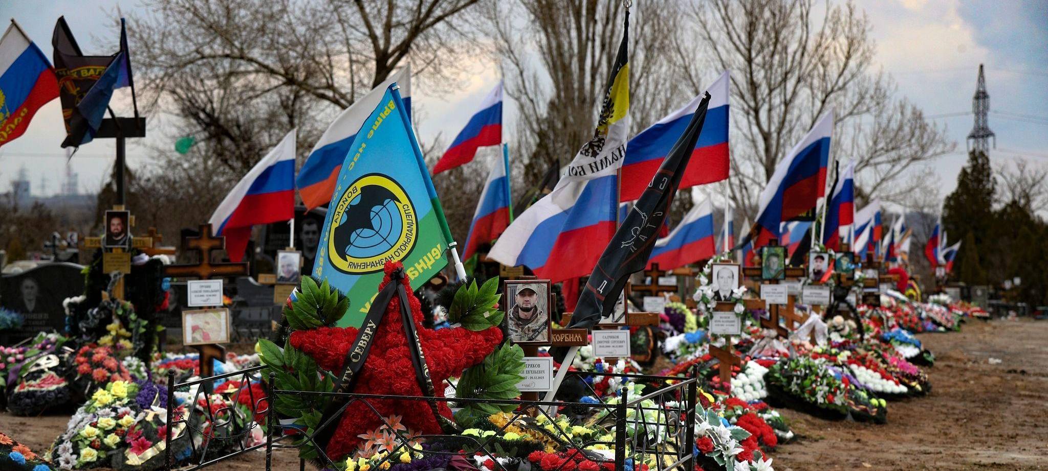 Gräber russischer Soldaten