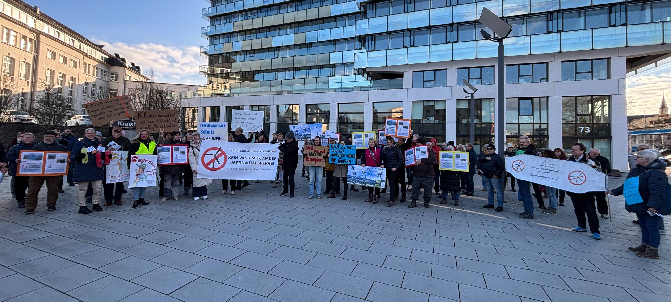 Kreis reagiert auf Anti-Windkraft-Demo