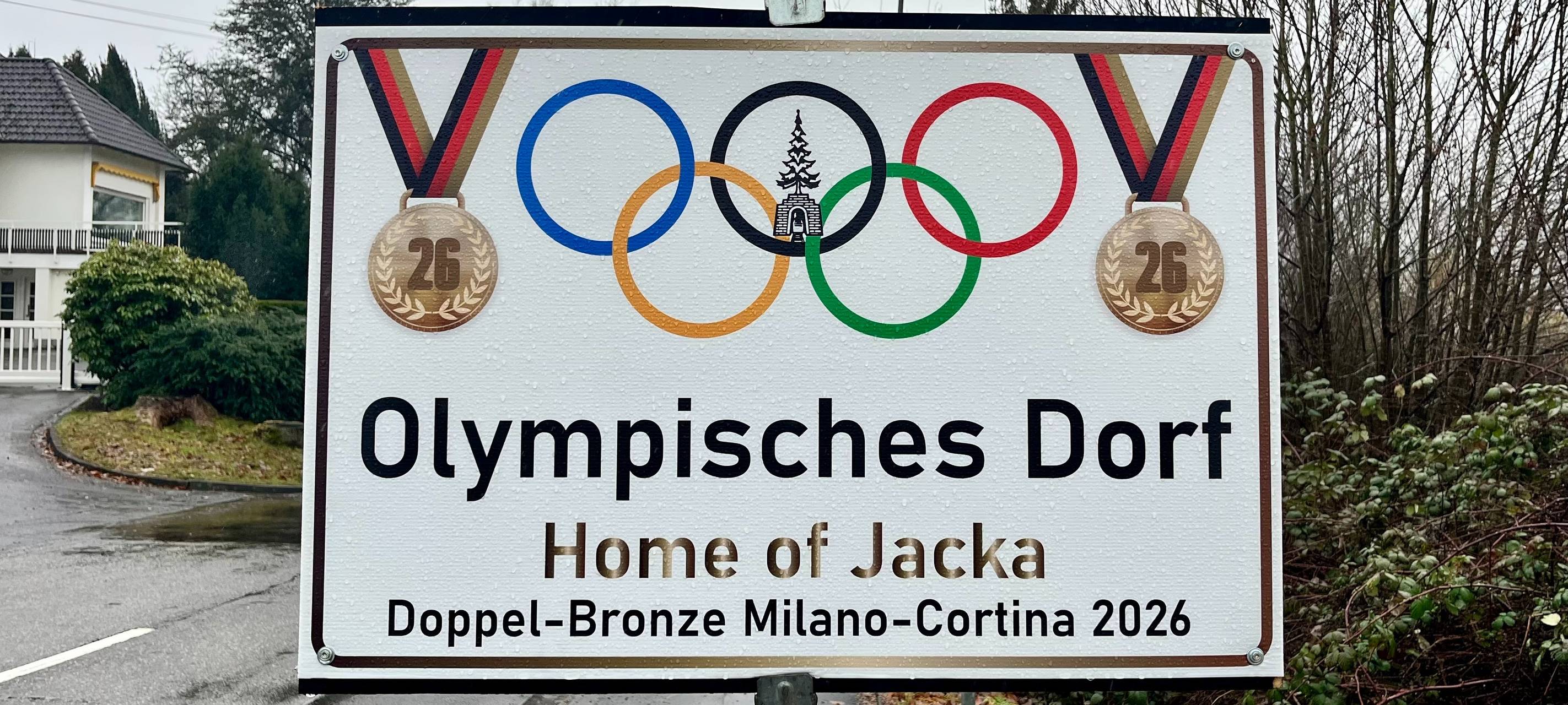 Sonderortsschild für Jacqueline Pfeifer in Brachbach