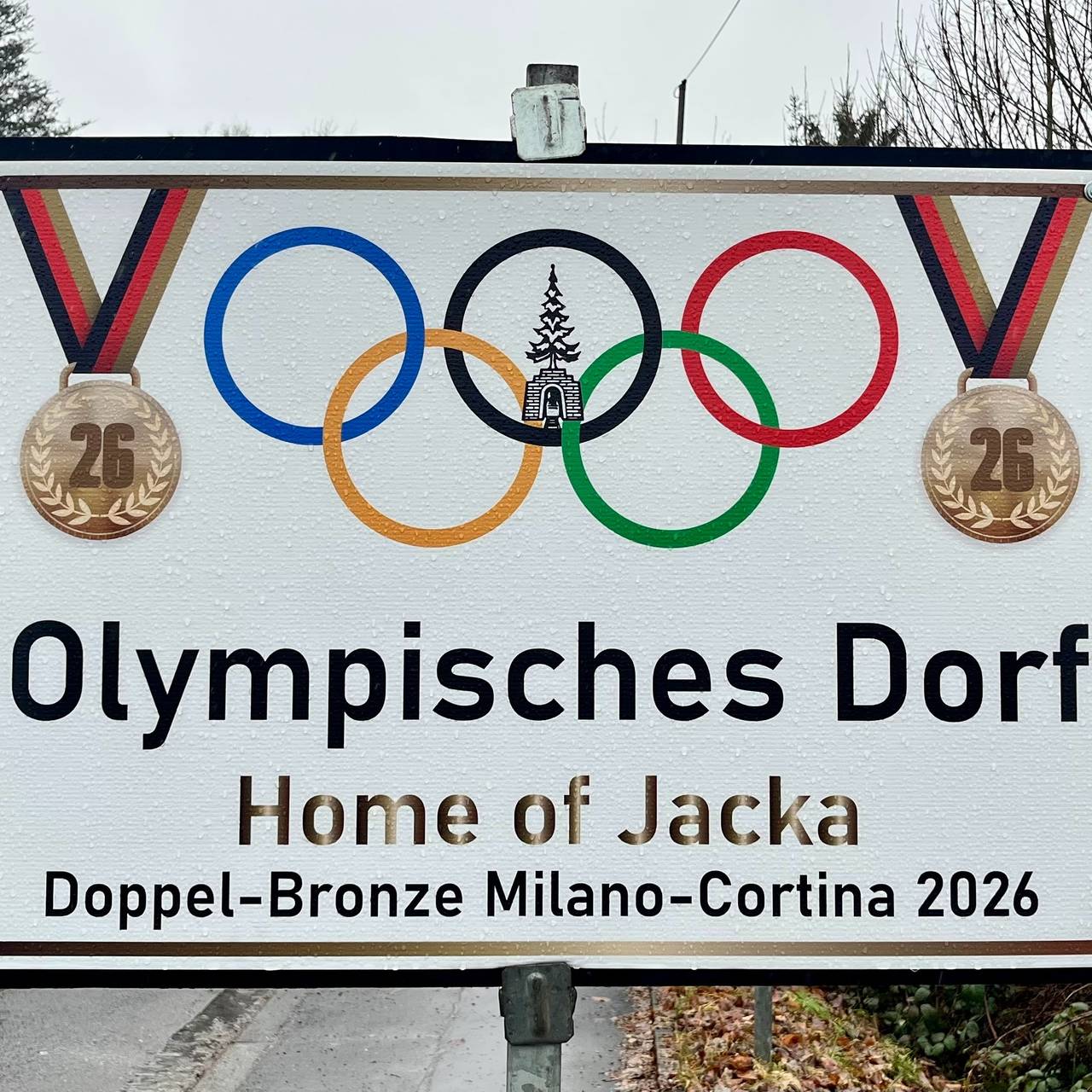 Sonderortsschild für Jacqueline Pfeifer in Brachbach