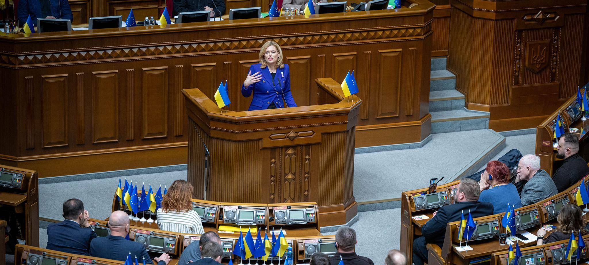 Bundestagstagspräsidentin Klöckner in der Ukraine