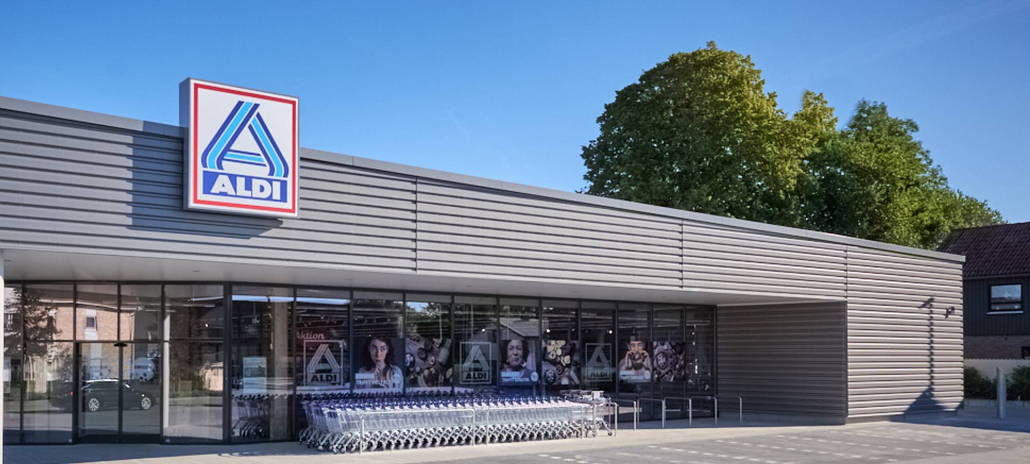 Erster "Holz"-ALDI in Siegen
