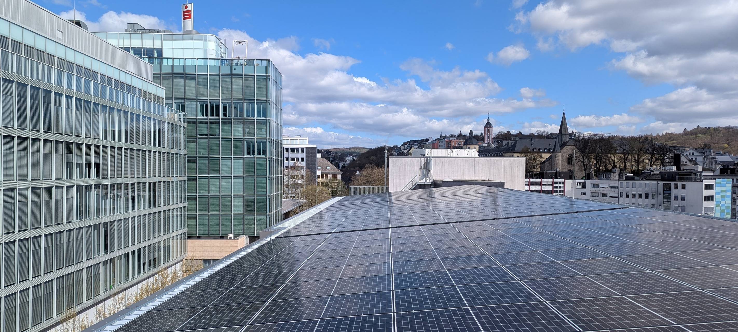 PV-Anlage auf dem Apollo-Parkhaus