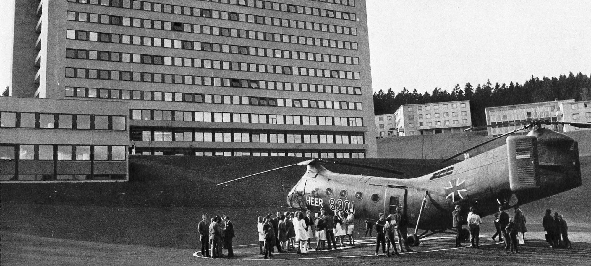 Das ursprüngliche „Stilling“-Gebäude an der Wichernstraße, das im Laufe der Jahrzehnte durch mehrere Anbauten erweitert wurde.