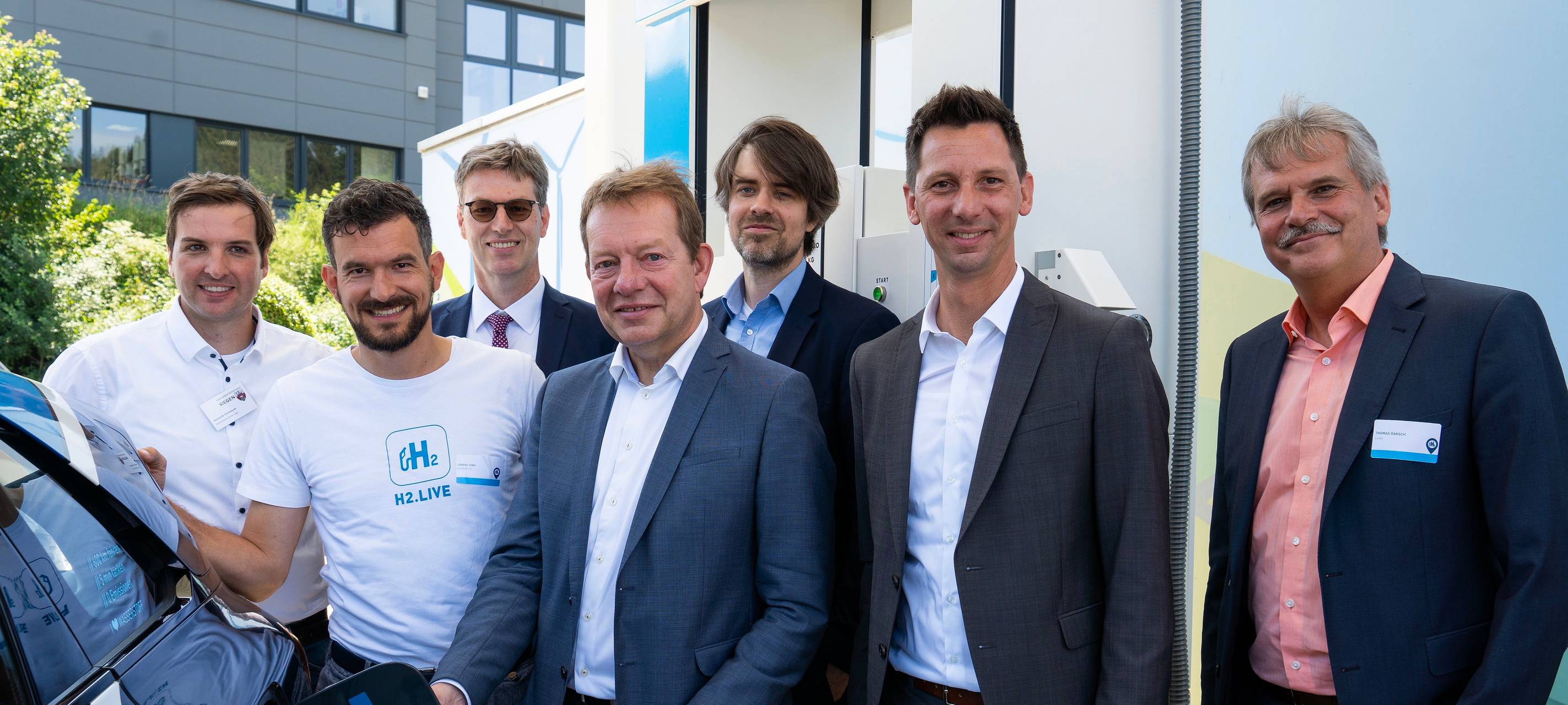Erste Wasserstofftankstelle Südwestfalens in Siegen eröffnet