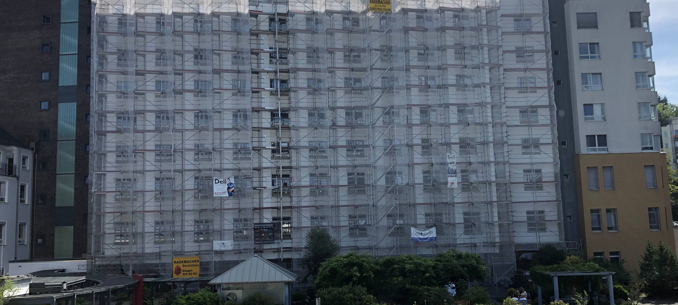 Marien-Krankenhaus bekommt neuen Sonnenschutz