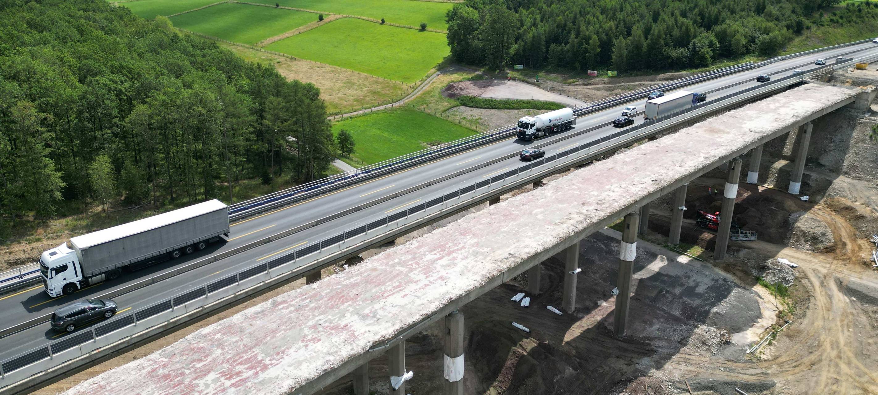 Talbrücke Ottfingen vor Sprengung