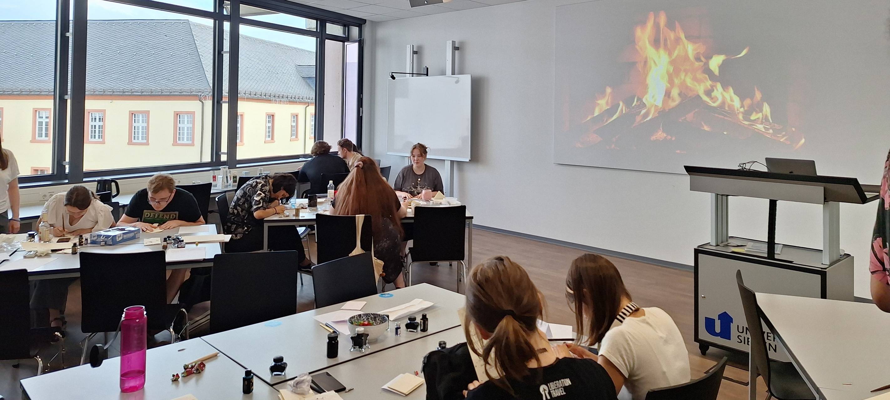 Workshop zum Briefe-Schreiben an der Uni Siegen