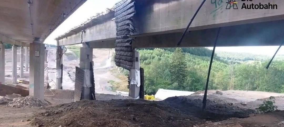 A45: Probleme bei Sprengung