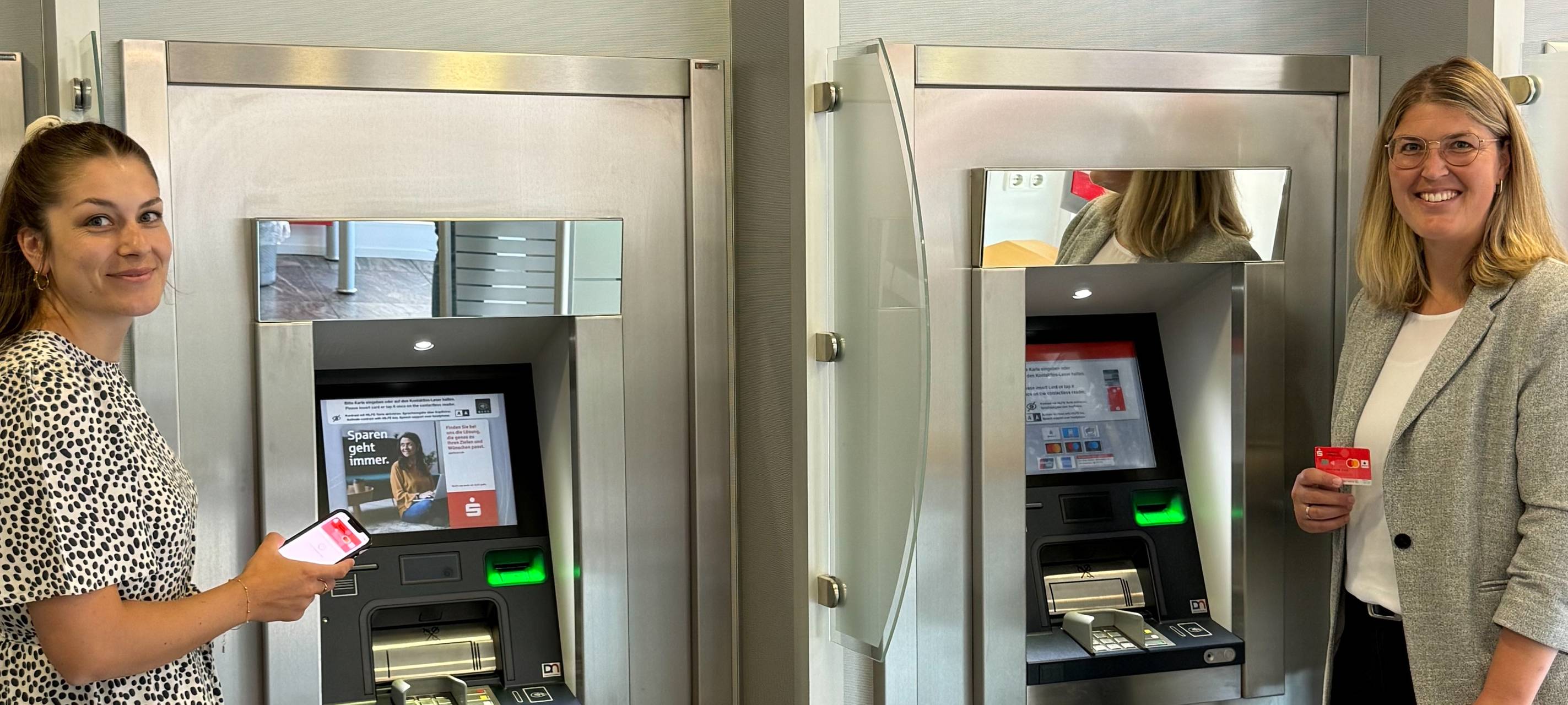 Sparkasse Wittgenstein investiert in moderne Geldautomaten