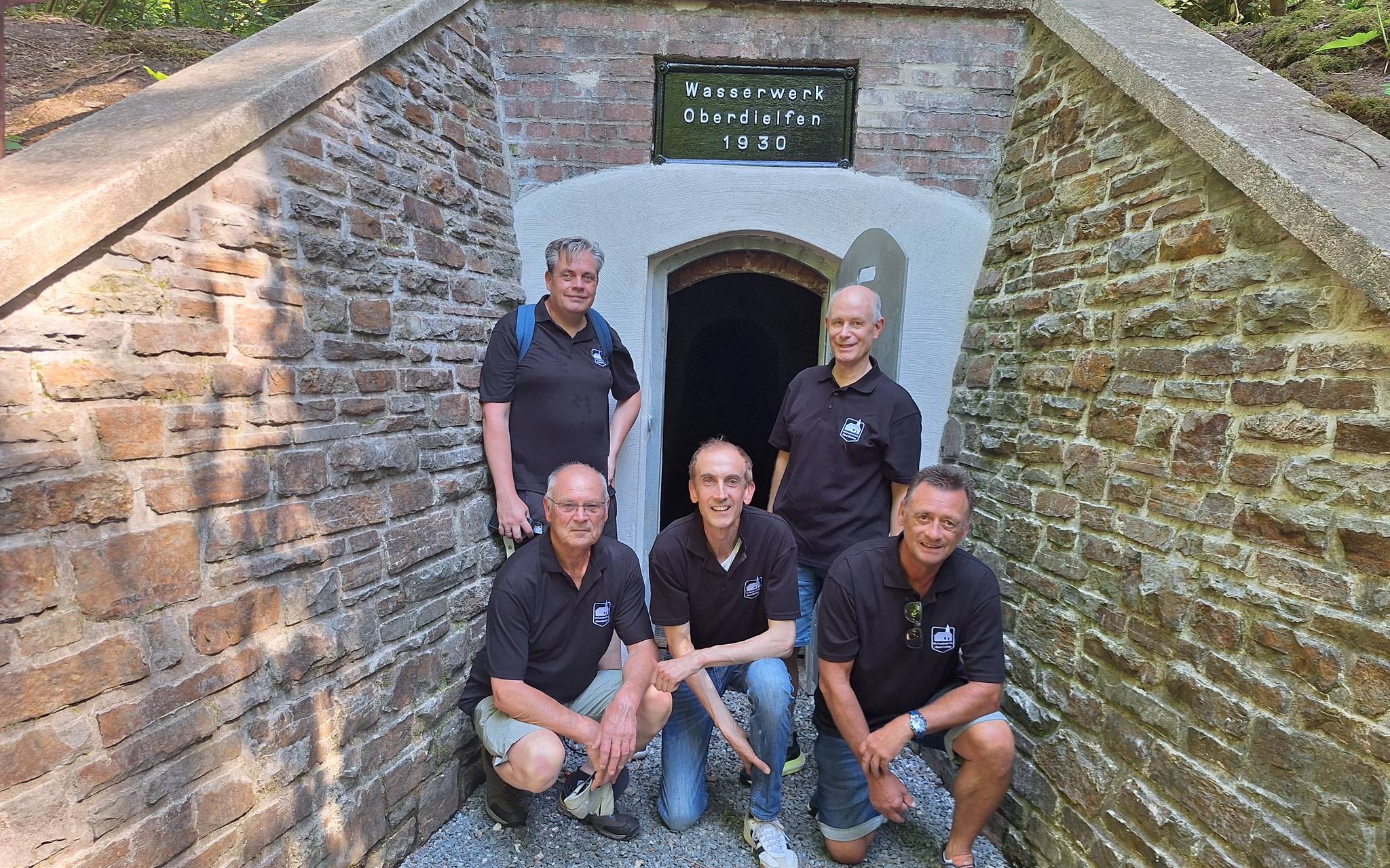 Fünf Vertreter des Heimatvereins Oberdielfen