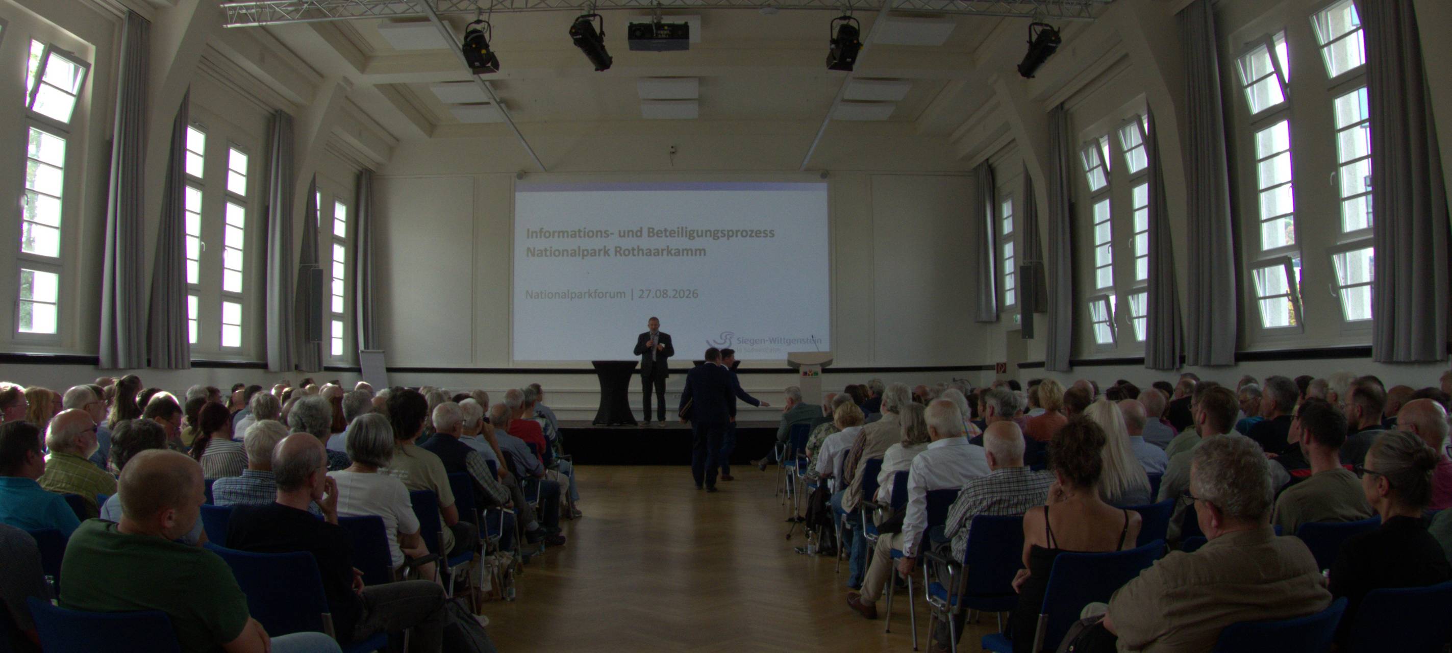 Volles Lyz beim Nationalparkforum