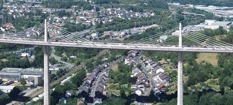 Großbaustelle Siegtalbrücke