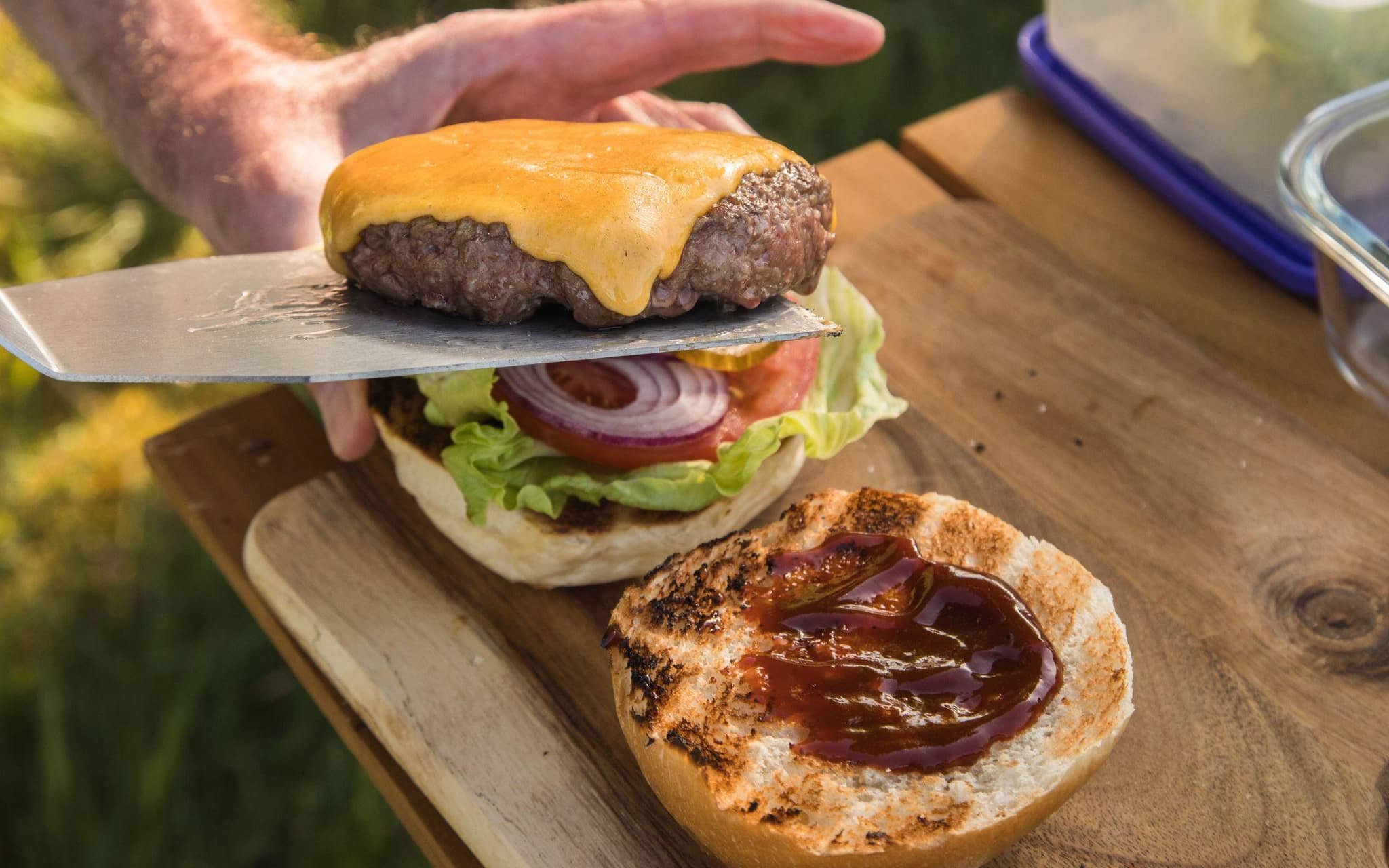 Burger grillen