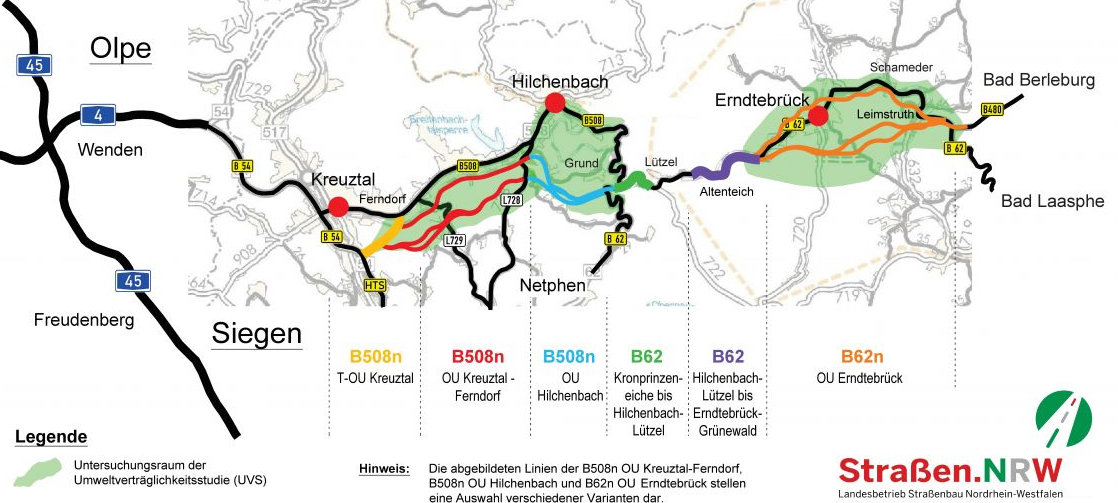 Landesbetrieb Straßen informiert über "57-verbinden"