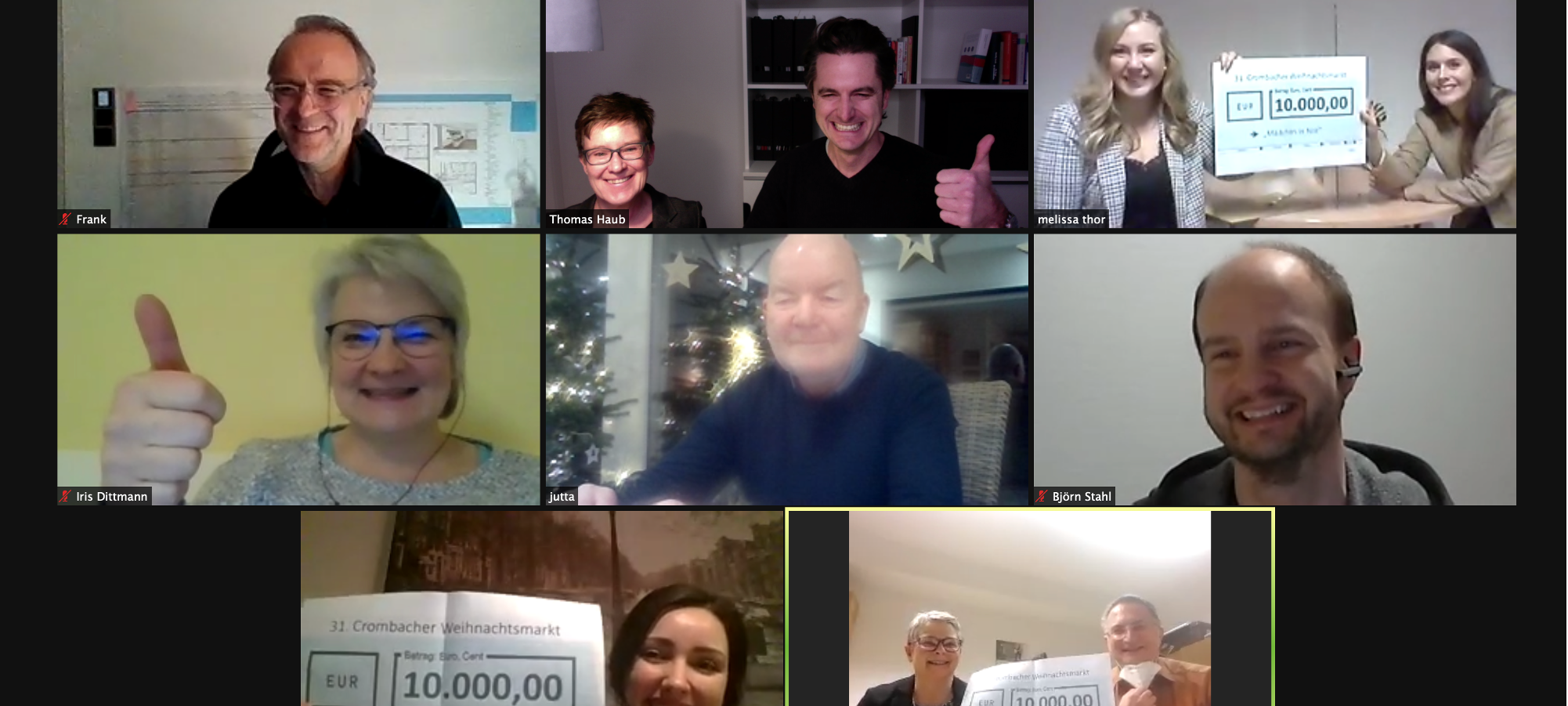 Crombacher Weihnachtsmarkt bringt 30.000 Euro