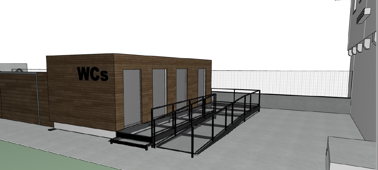 Baustart im Schlosspark