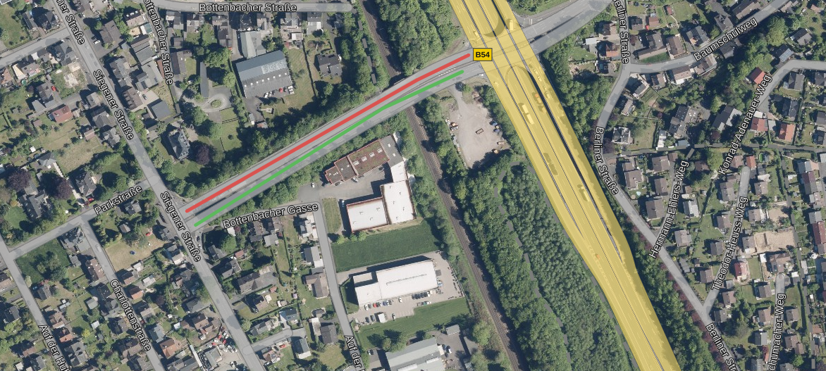 HTS Auffahrt wieder frei